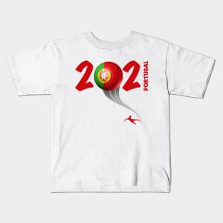 Portugal Euro Soccer 2021 Kids T-Shirt